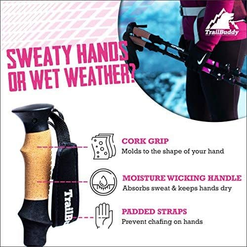 TrailBuddy 7075 Aluminum Trekking Poles