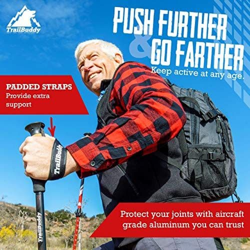 TrailBuddy 7075 Aluminum Trekking Poles
