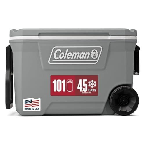 Coleman Classic Rolling Cooler (50-Quart, 5-Day Ice)