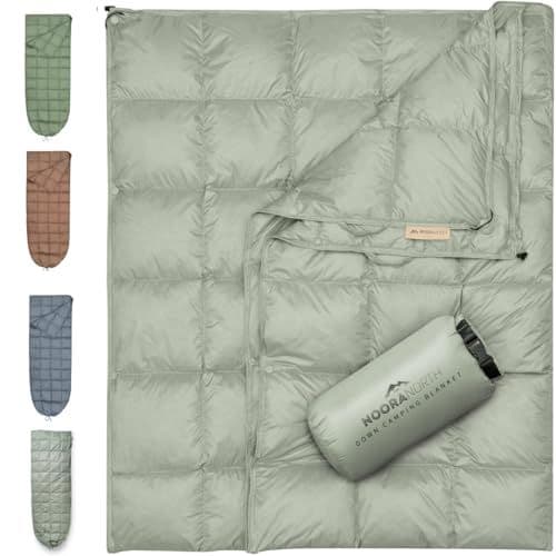 Down Camping Blanket with Footbox (52x77)